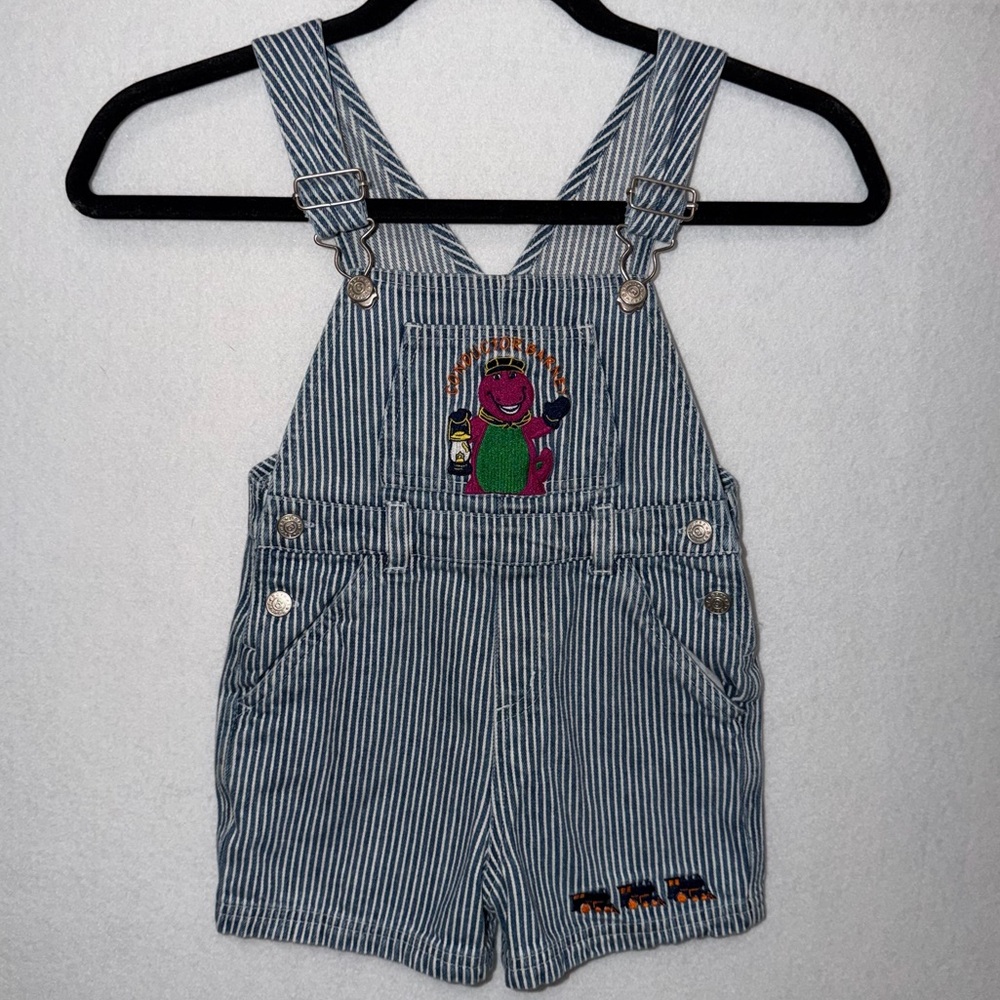 VTG 90's Barney Embroidered Conductor Shortall's.